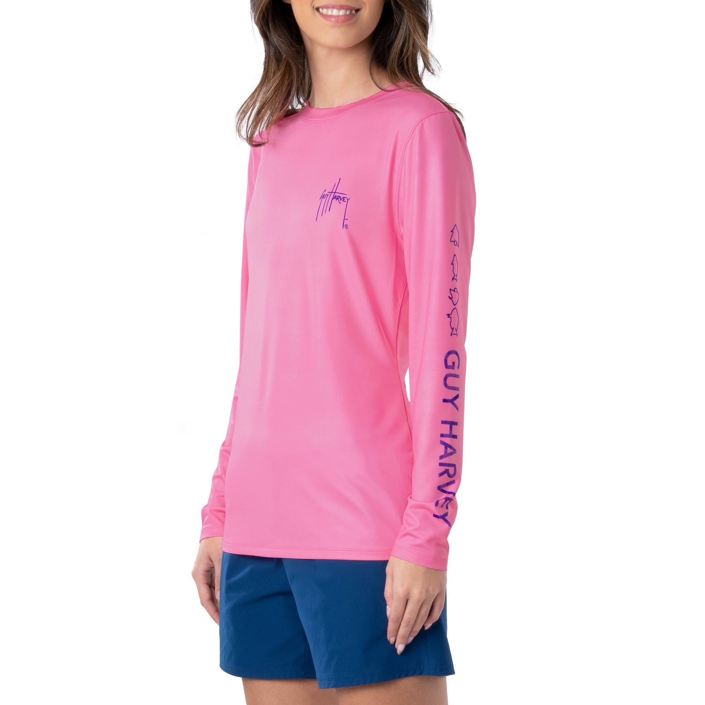 Ladies Mahi Mahi Long Sleeve Sun Protection Shirt View 4