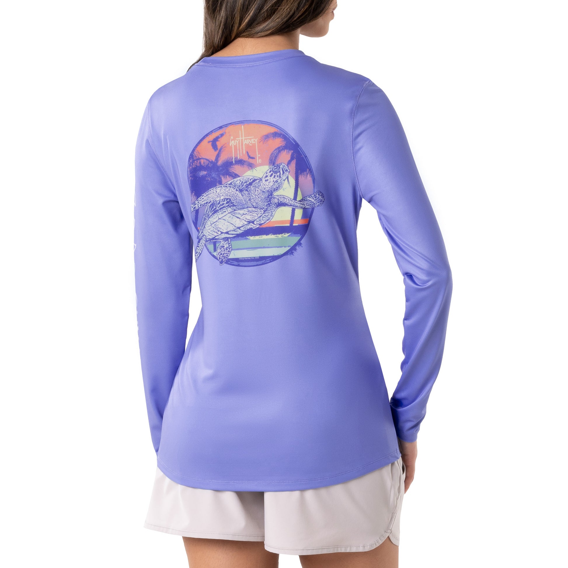 Ladies Retro Hawksbill Long Sleeve Sun Protection Shirt View 1