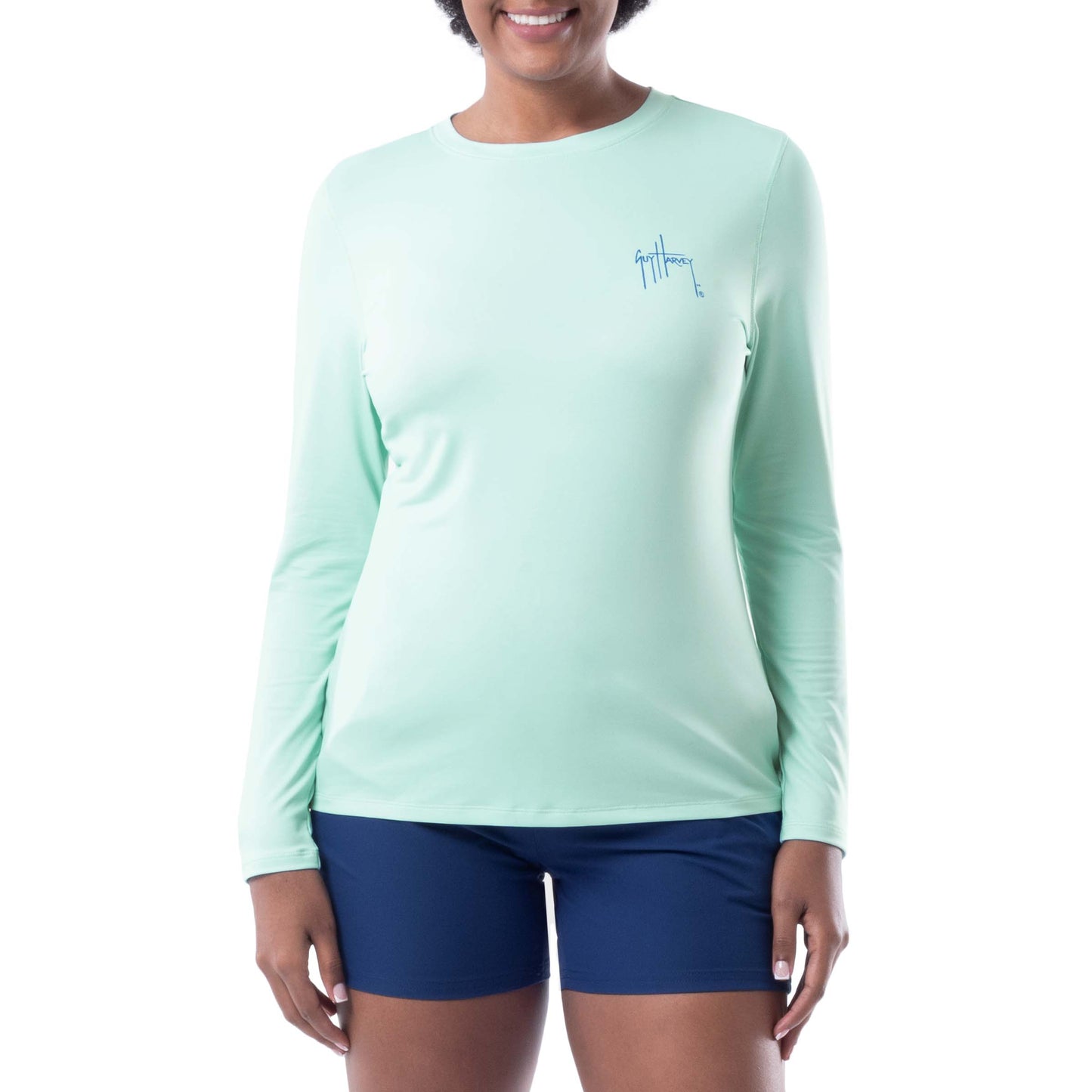 Ladies On The Hook Long Sleeve Performance Sun Protection Top View 2