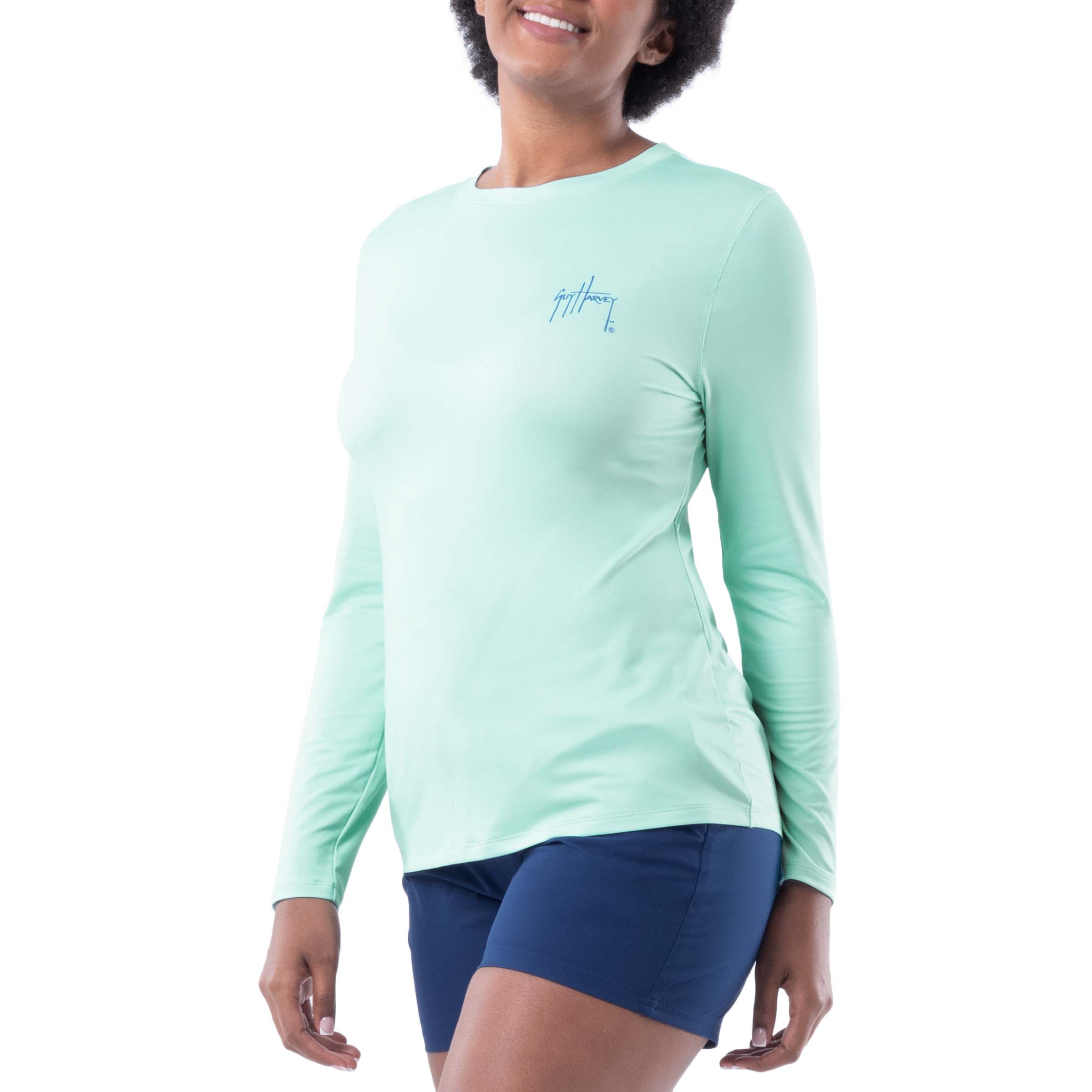 Ladies On The Hook Long Sleeve Performance Sun Protection Top View 5