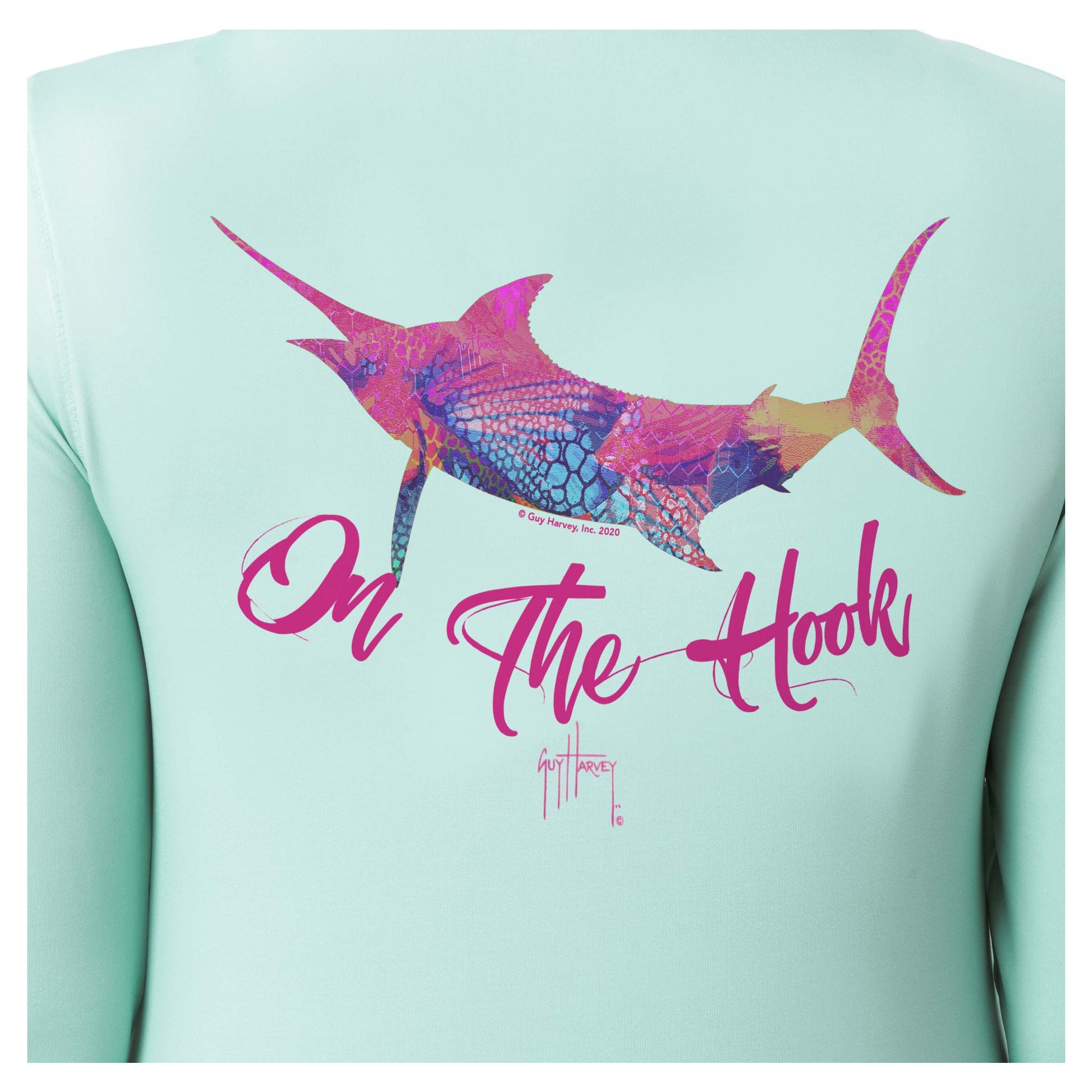 Ladies On The Hook Long Sleeve Performance Sun Protection Top View 3