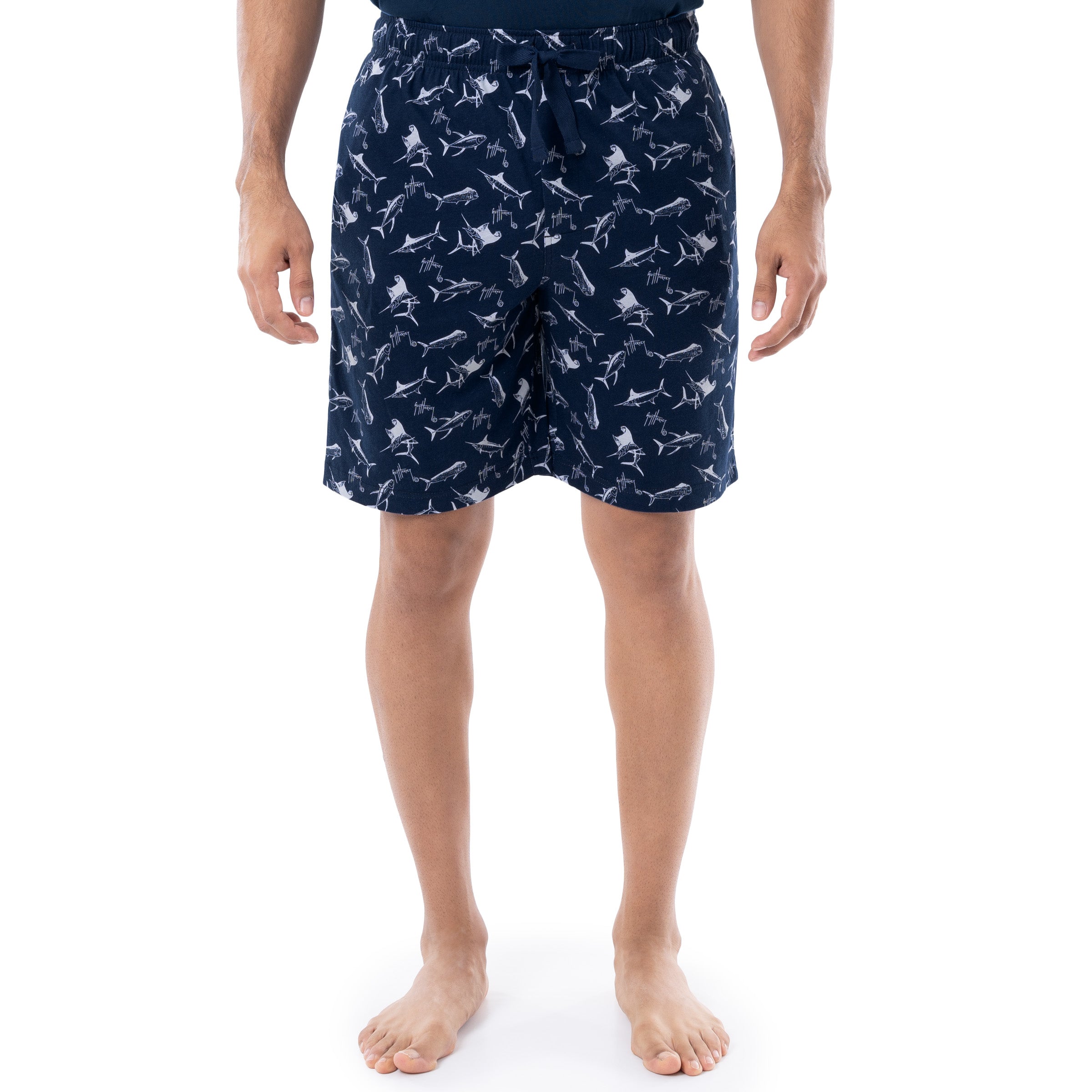 Men's Game Fish Knit Sleep Short View 1