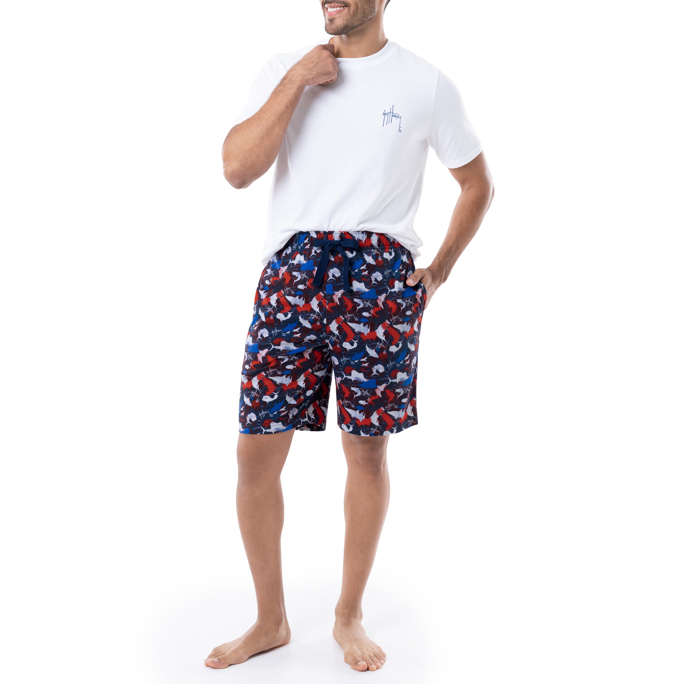 Men's Americamo Knit Sleep Short View 6