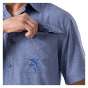 Men's Short Sleeve Heather Textured Performance Fishing Shirt View 21