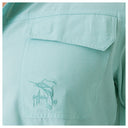 Men's Short Sleeve Heather Textured Performance Fishing Shirt View 14