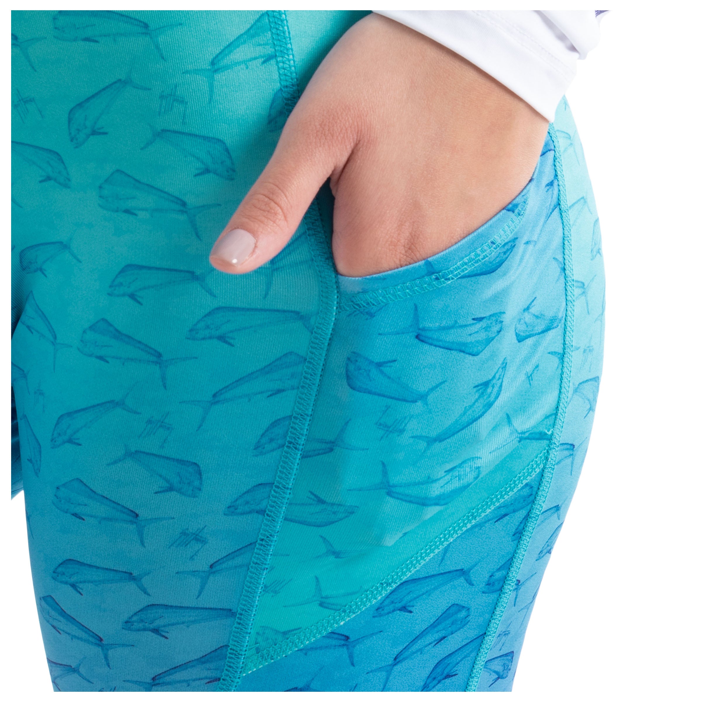 Ladies Mahi Seas Biker Shorts View 3