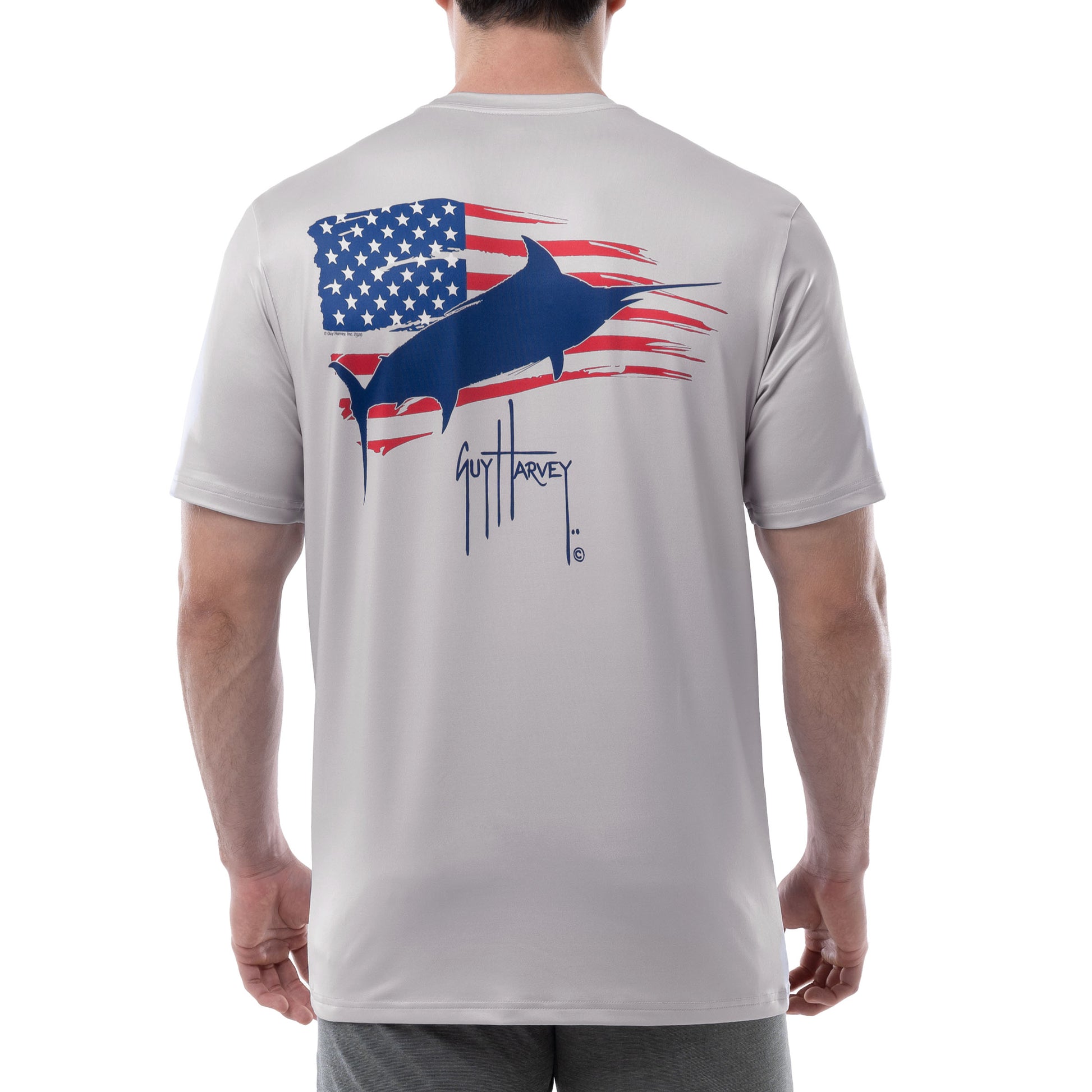 Men's Bill Flag Short Sleeve Performance Shirt View 1