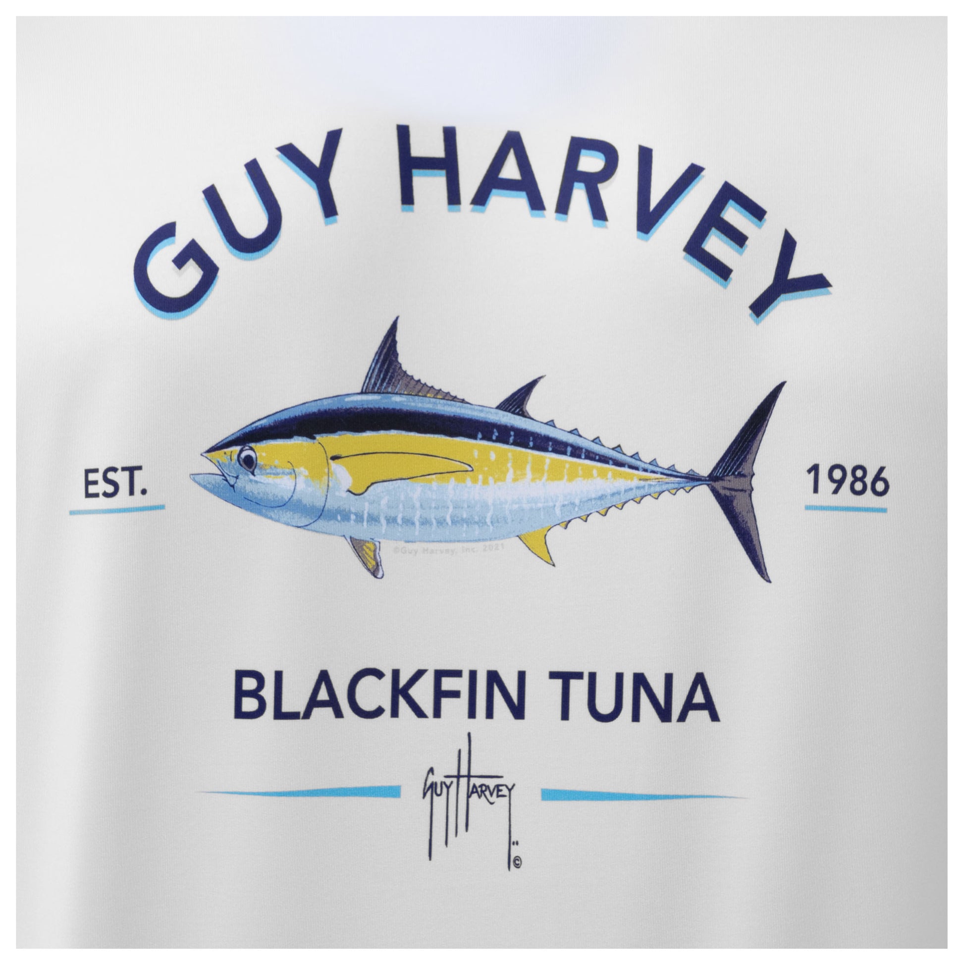 Men's Blackfin Tuna Short Sleeve Performance Shirt – Guy Harvey