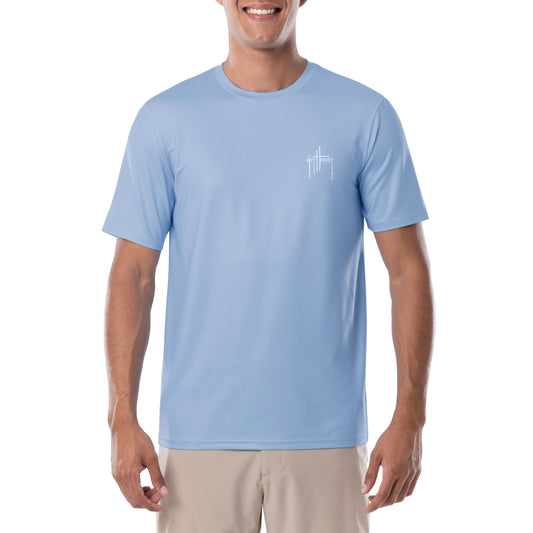 Men's Sailfish Americana Short Sleeve Performance Shirt View 2