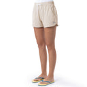 Ladies Beige Solid Short View 3