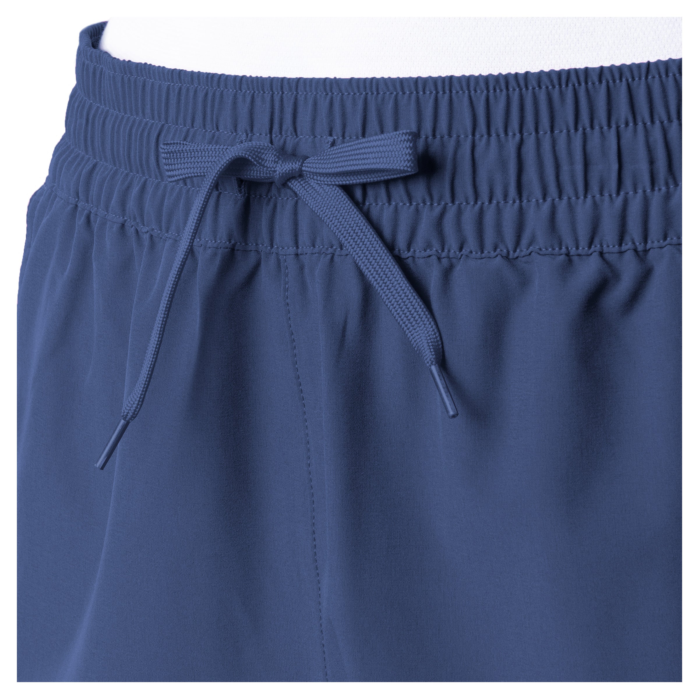 Ladies Navy Solid Short View 3