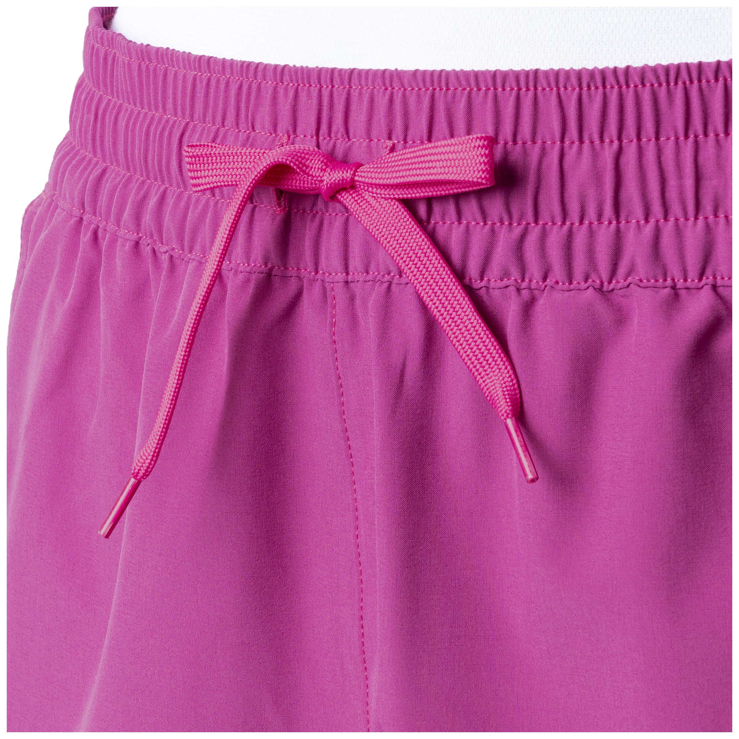 Ladies Pink Solid Short View 7