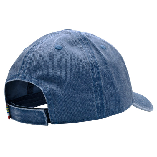 Sketchier Blue Embroidered Unstructured Hat