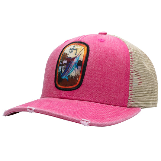Ladies Stay Golden Mesh Back Trucker Hat – Guy Harvey