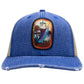 Dominica Patch Distressed Trucker Hat View 3