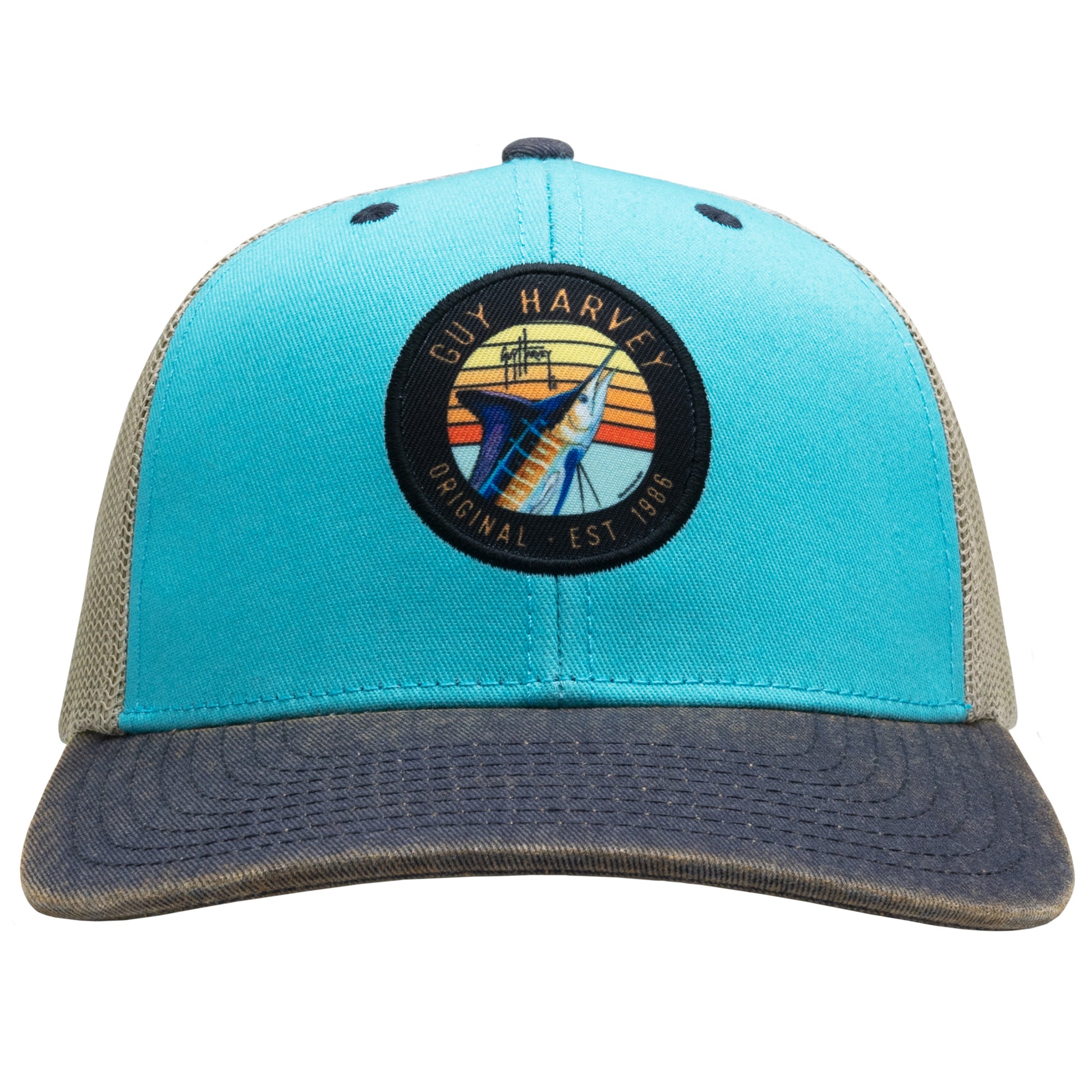 GH Sunset Patch Mesh Trucker Hat View 3