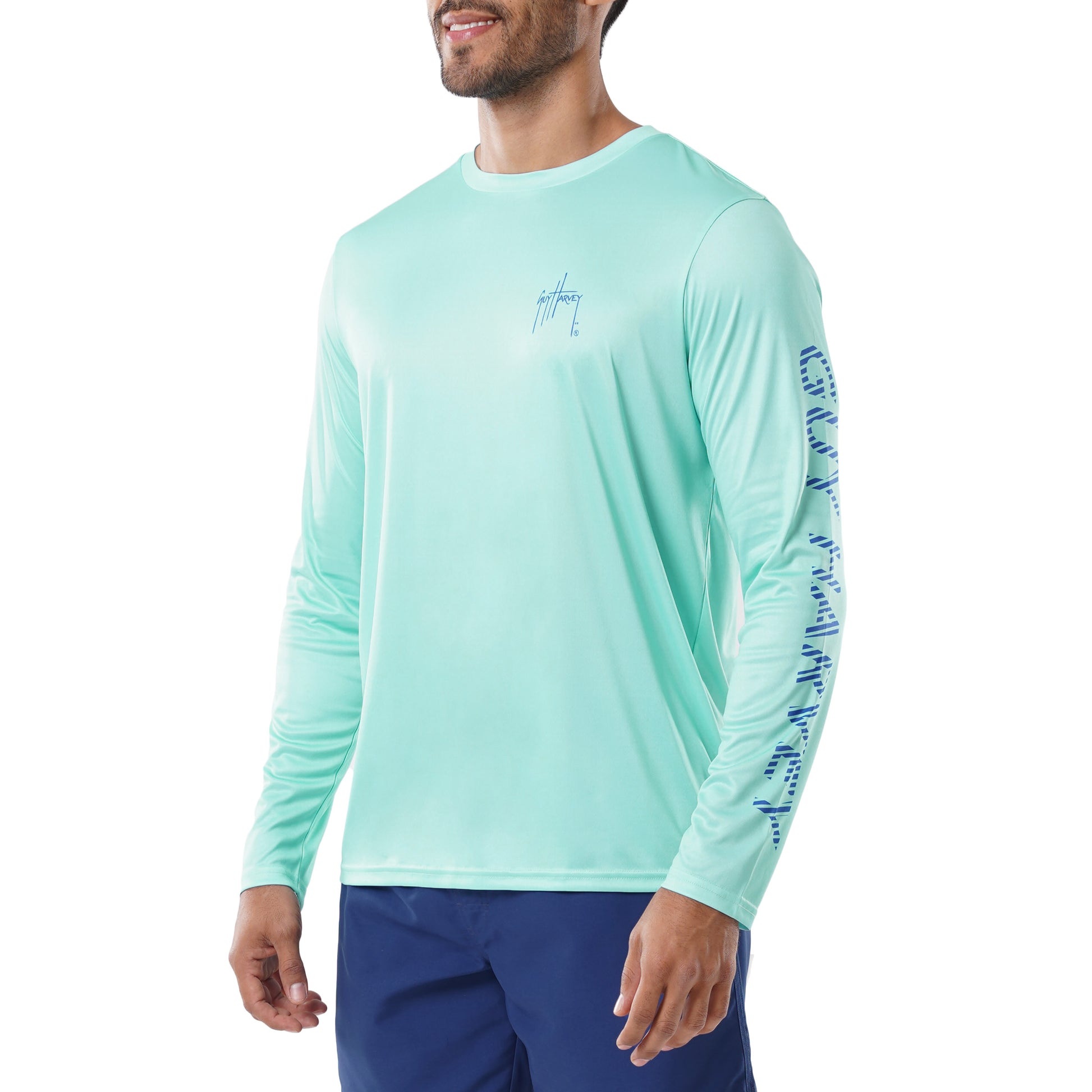 Men's Offshore Fishing Performance Sun Protection Top View 4