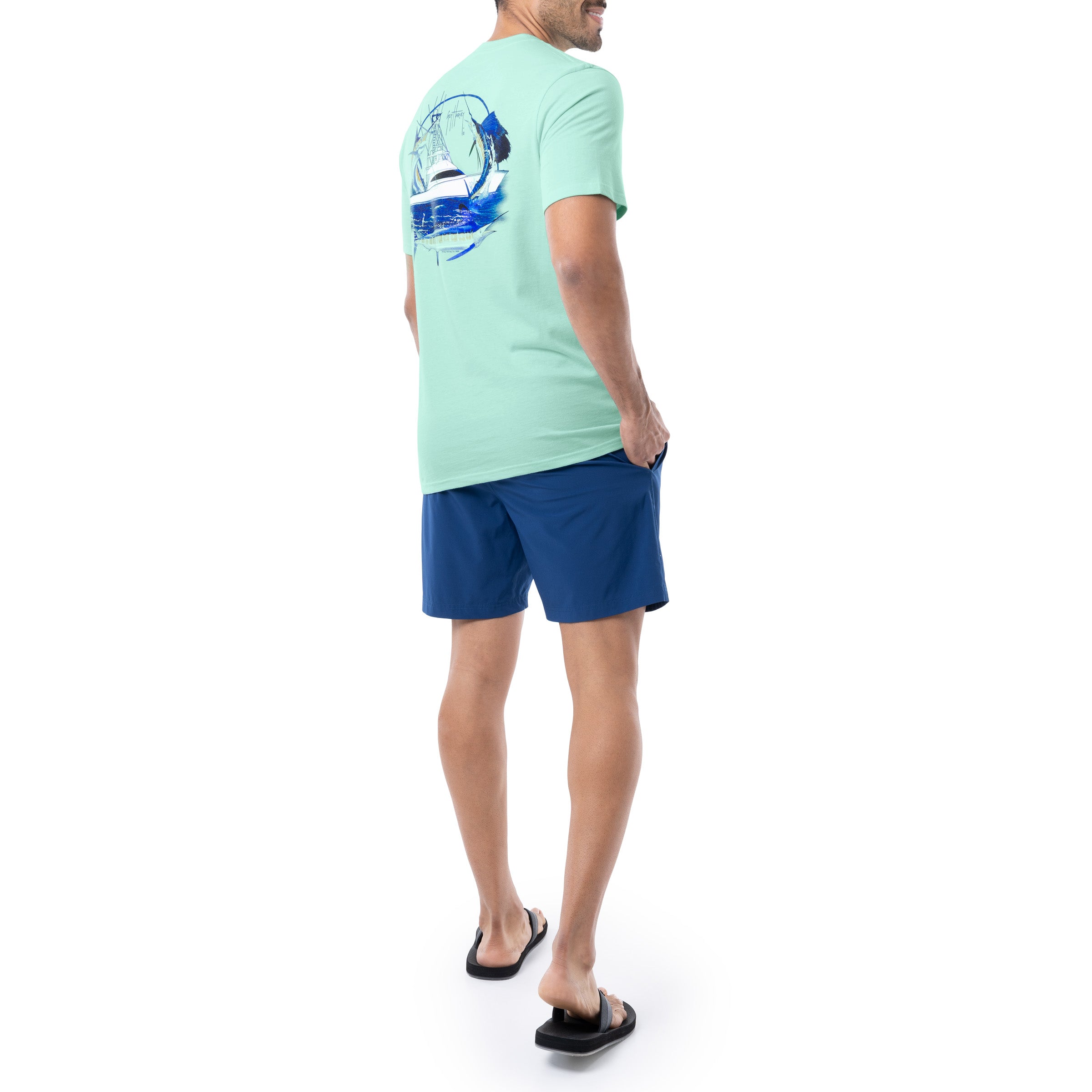 Men's Marlin and Sails Short Sleeve T-Shirt View 5