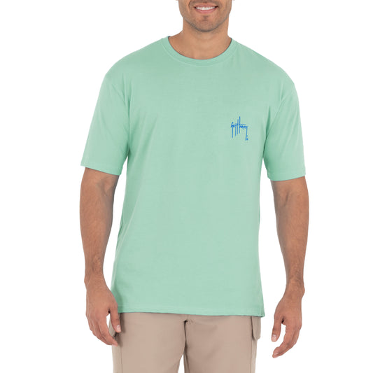 Men's Retro Puerto Rico Short Sleeve T-Shirt View 2