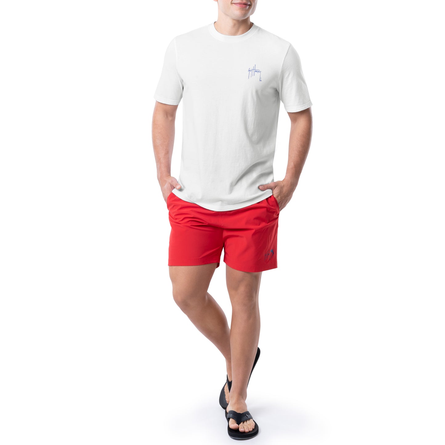 Men's Tide Stencil Short Sleeve T-Shirt View 6