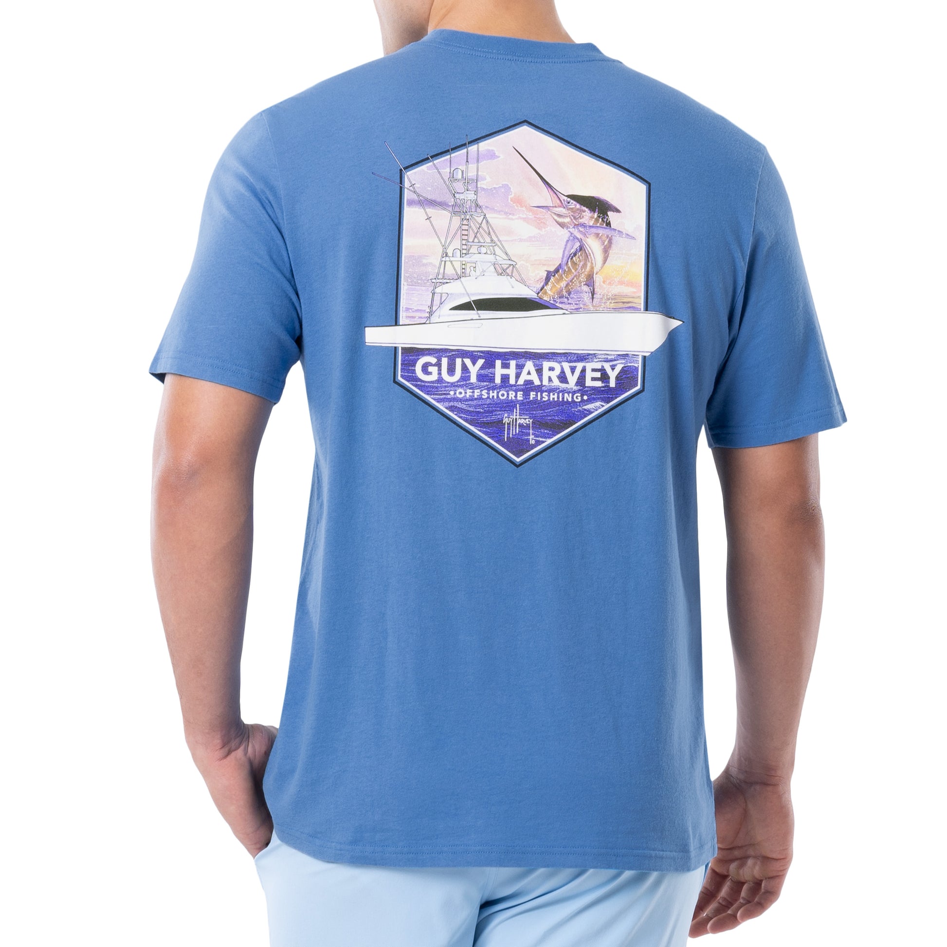 Men's Offshore Hex Short Sleeve T-Shirt View 1