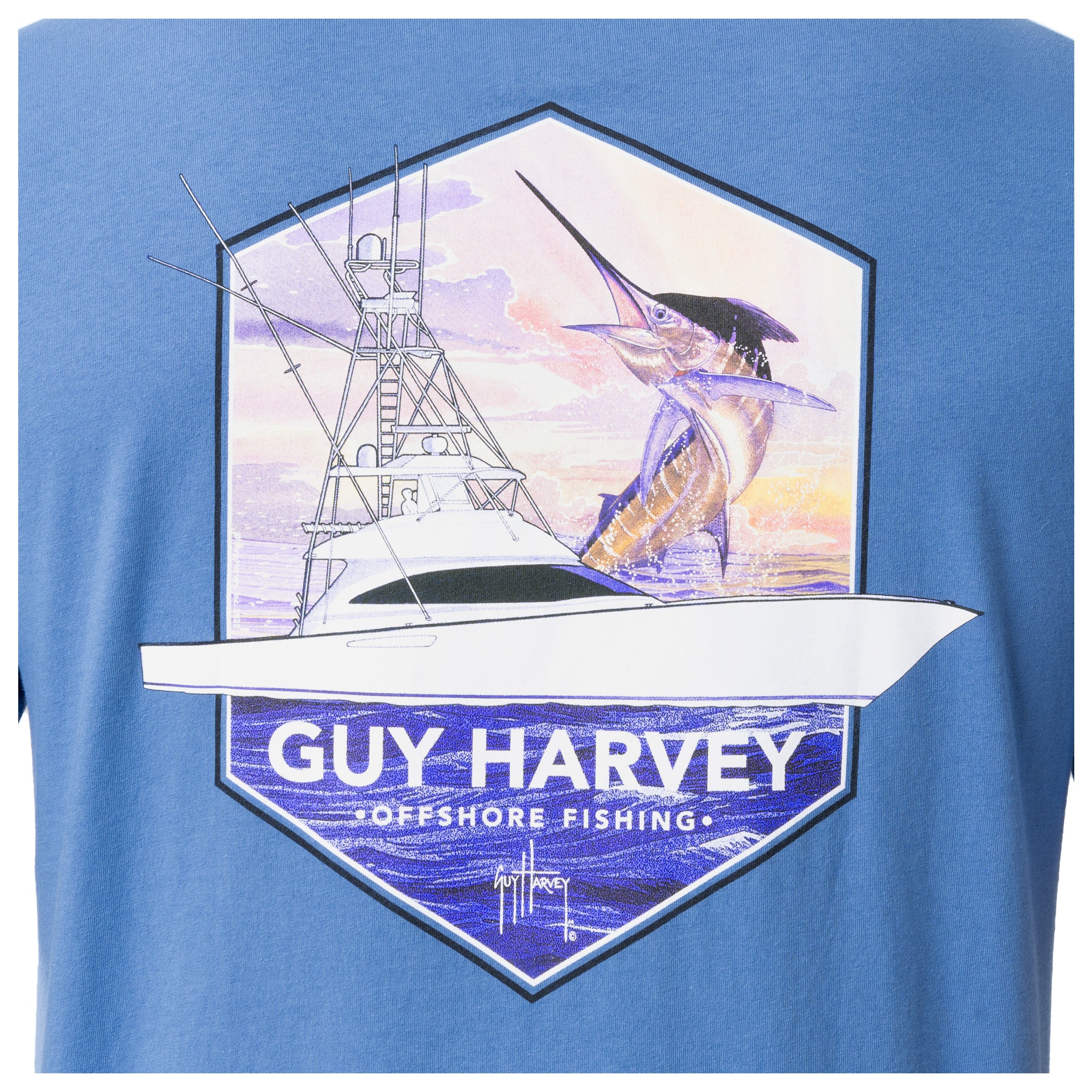 Men's Offshore Hex Short Sleeve T-Shirt View 3