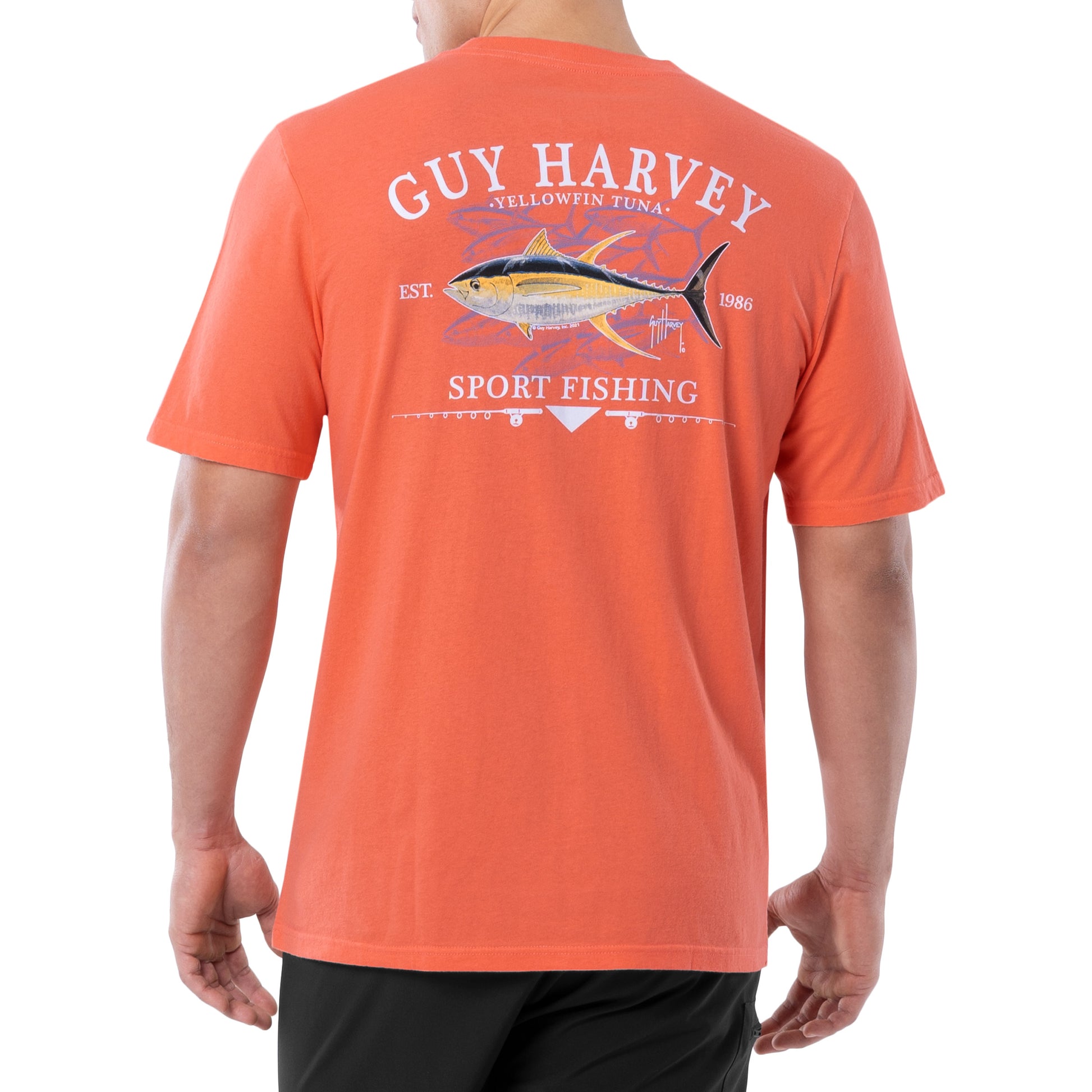 Men's Sport Fishing Short Sleeve T-Shirt View 1
