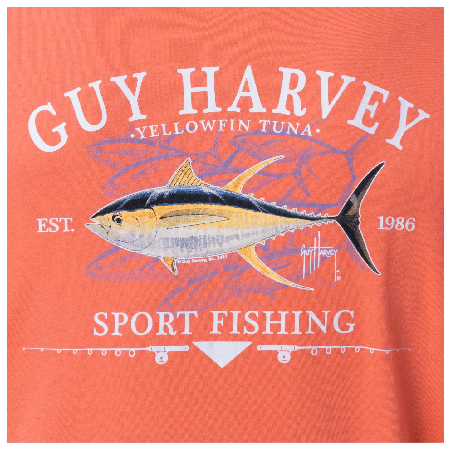 Men's Sport Fishing Short Sleeve T-Shirt View 3