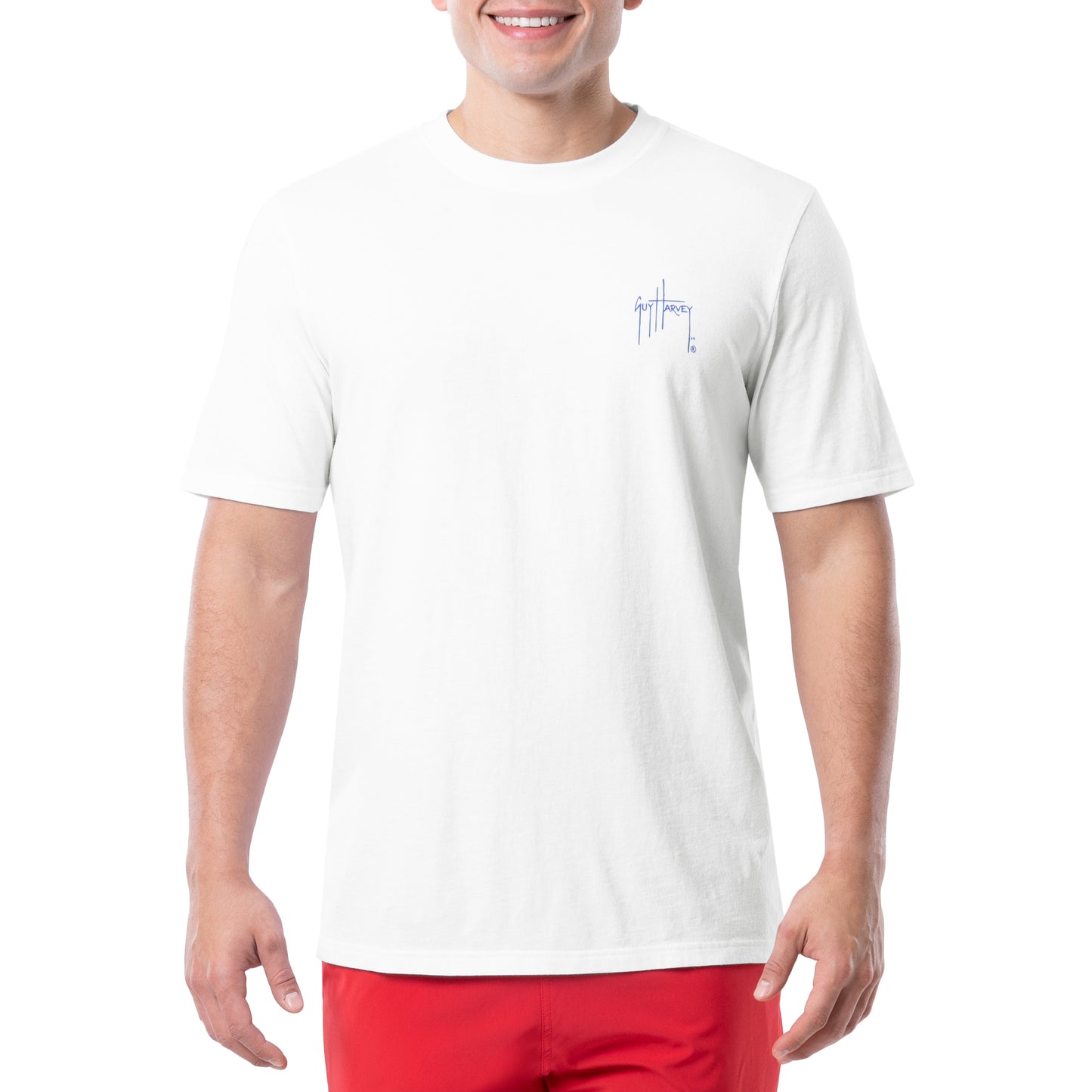 Men's Tide Stencil Short Sleeve T-Shirt View 2