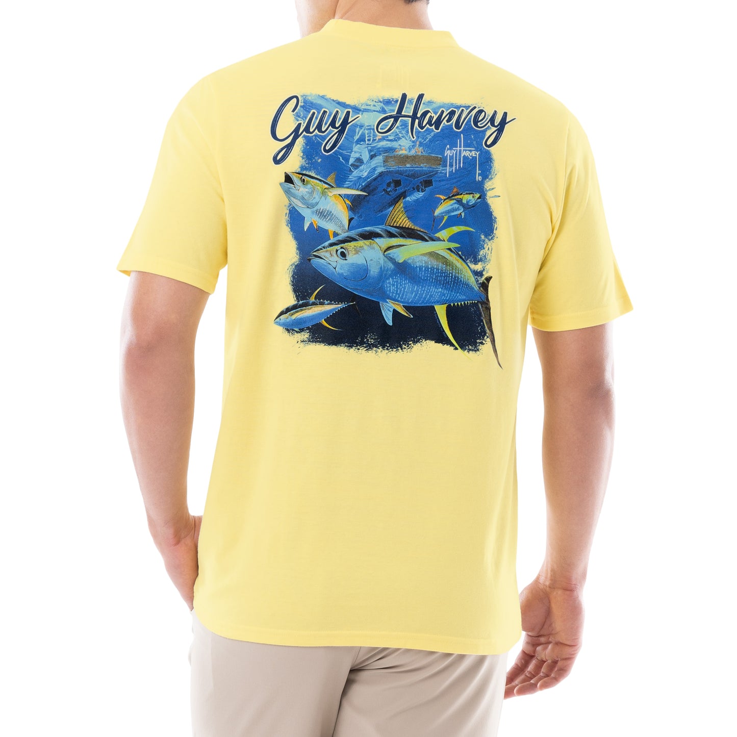 Men's Yellowfins Pocket Short Sleeve T-Shirt View 1