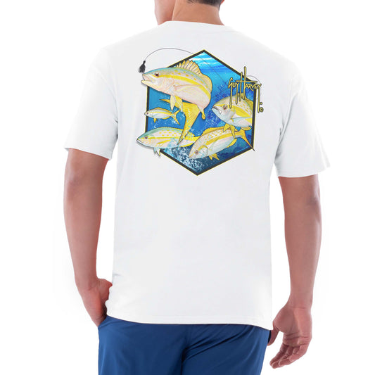 Men's Yellowtail Snap Pocket Short Sleeve T-Shirt