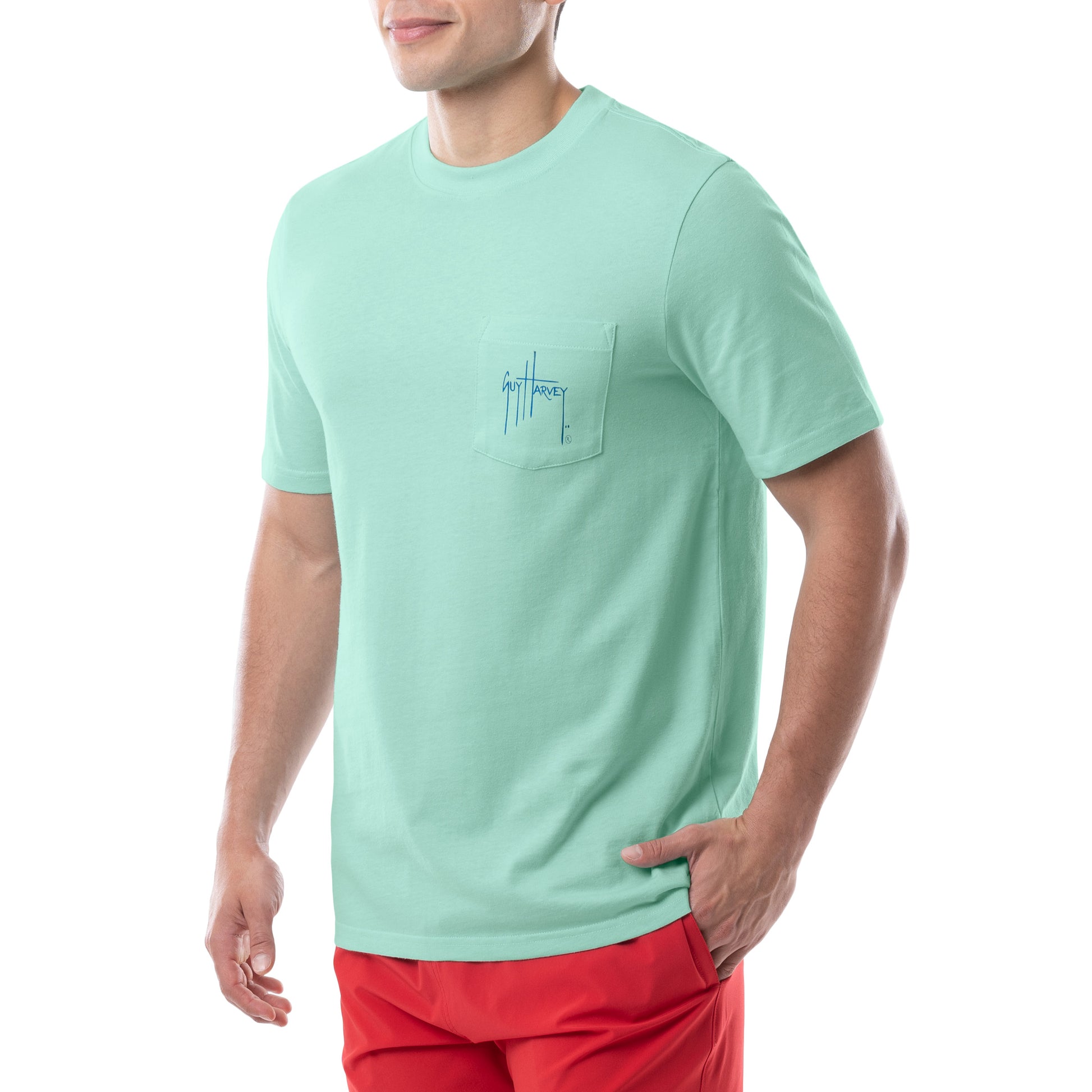 Men's Triple Play Pocket Short Sleeve T-Shirt – Guy Harvey