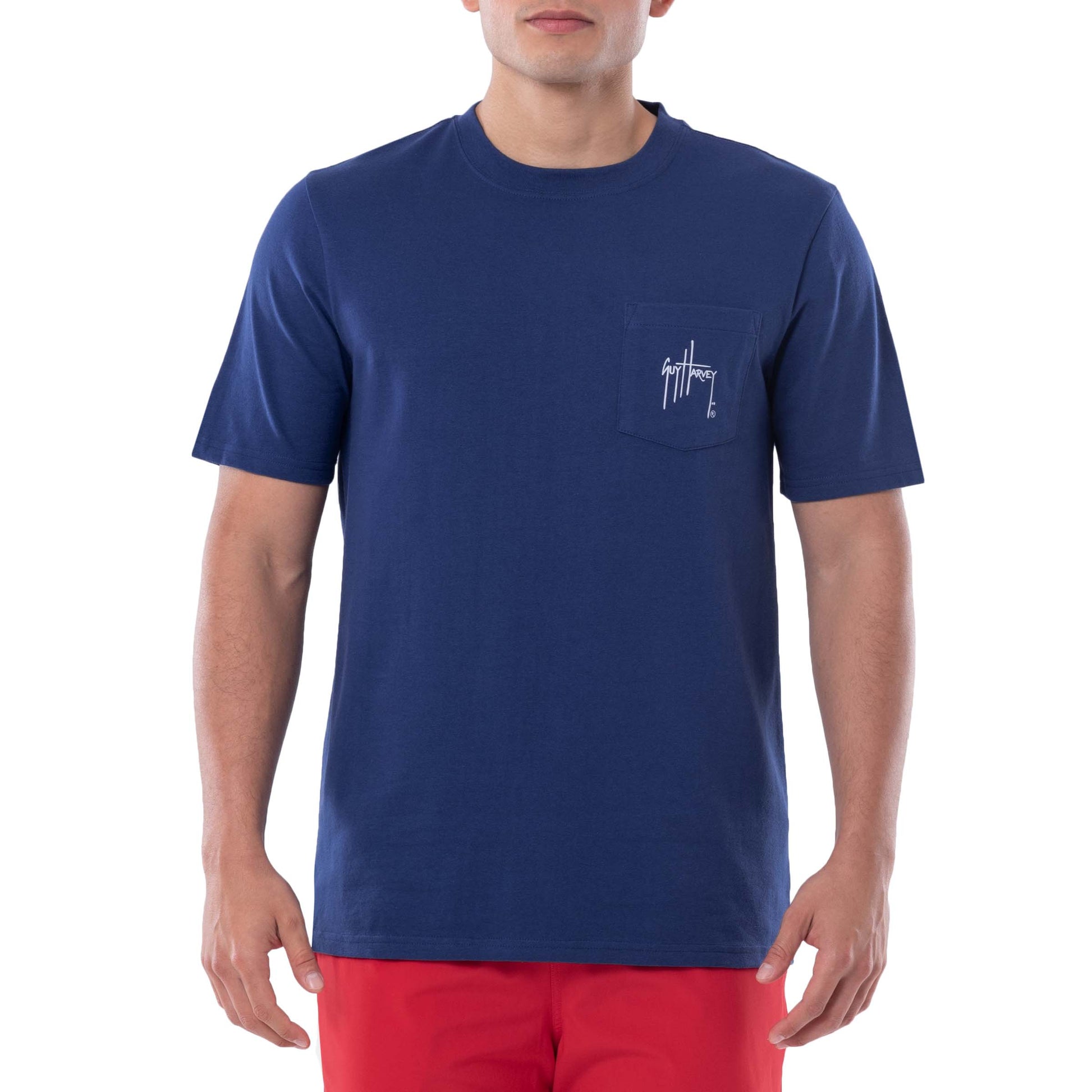 Men's Billfish Slam Pocket Short Sleeve T-Shirt View 2