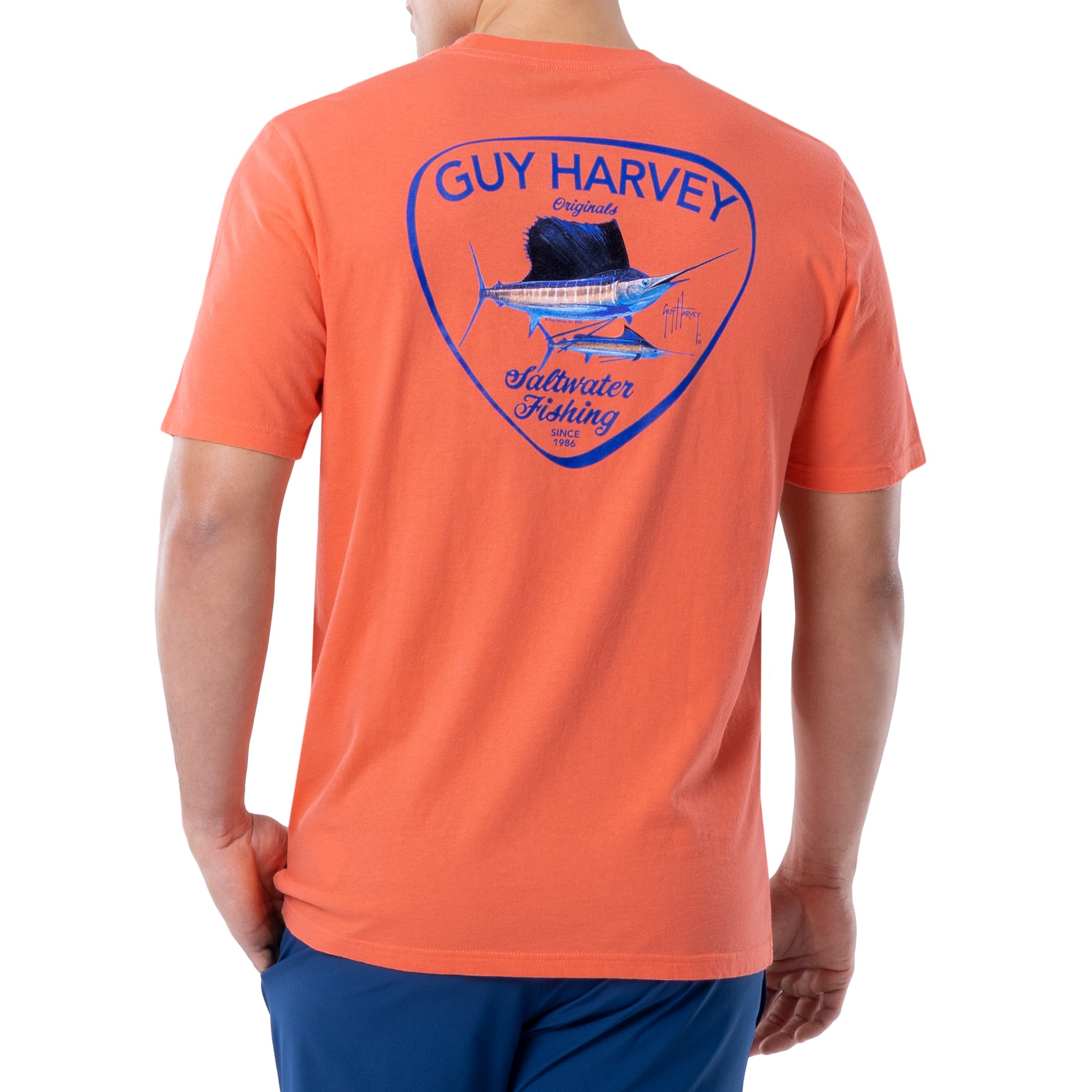 Men's Saltwater Sails Short Sleeve Pocket T-Shirt – Guy Harvey