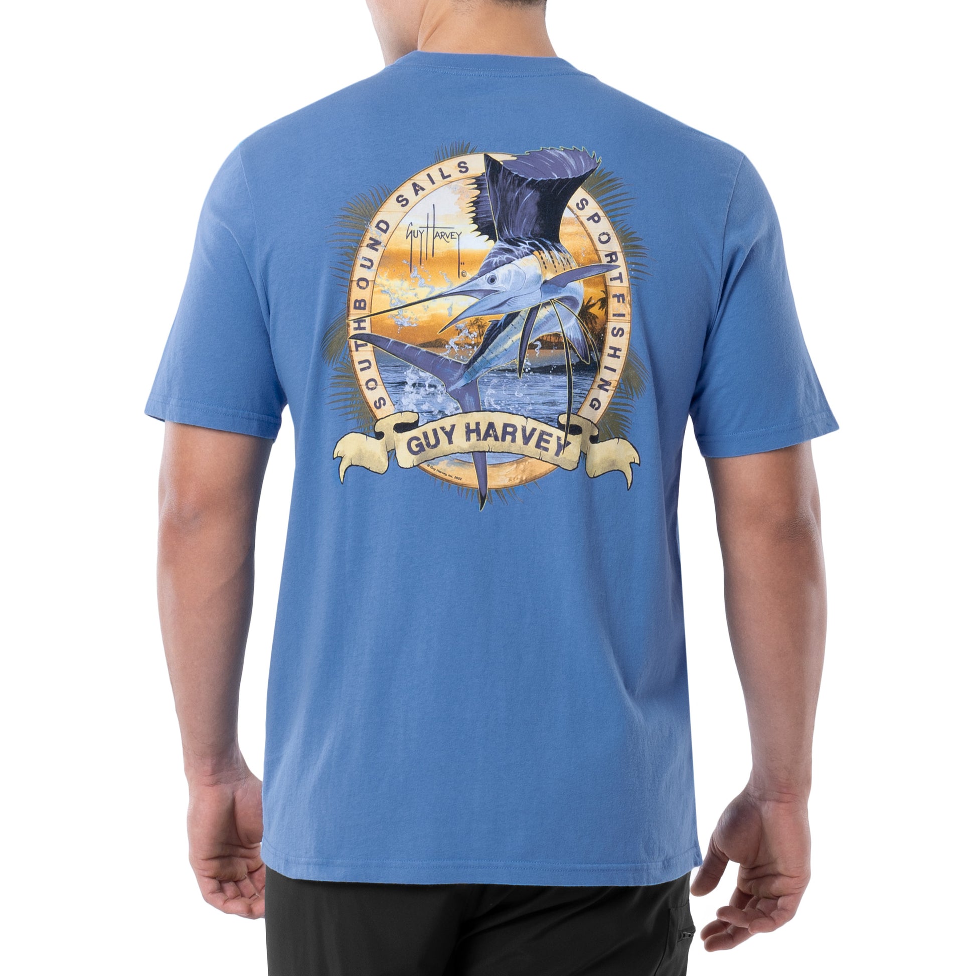 Field & Stream Men's Fishing Graphic T-Shirt S Blue Atoll Heather MFA9106