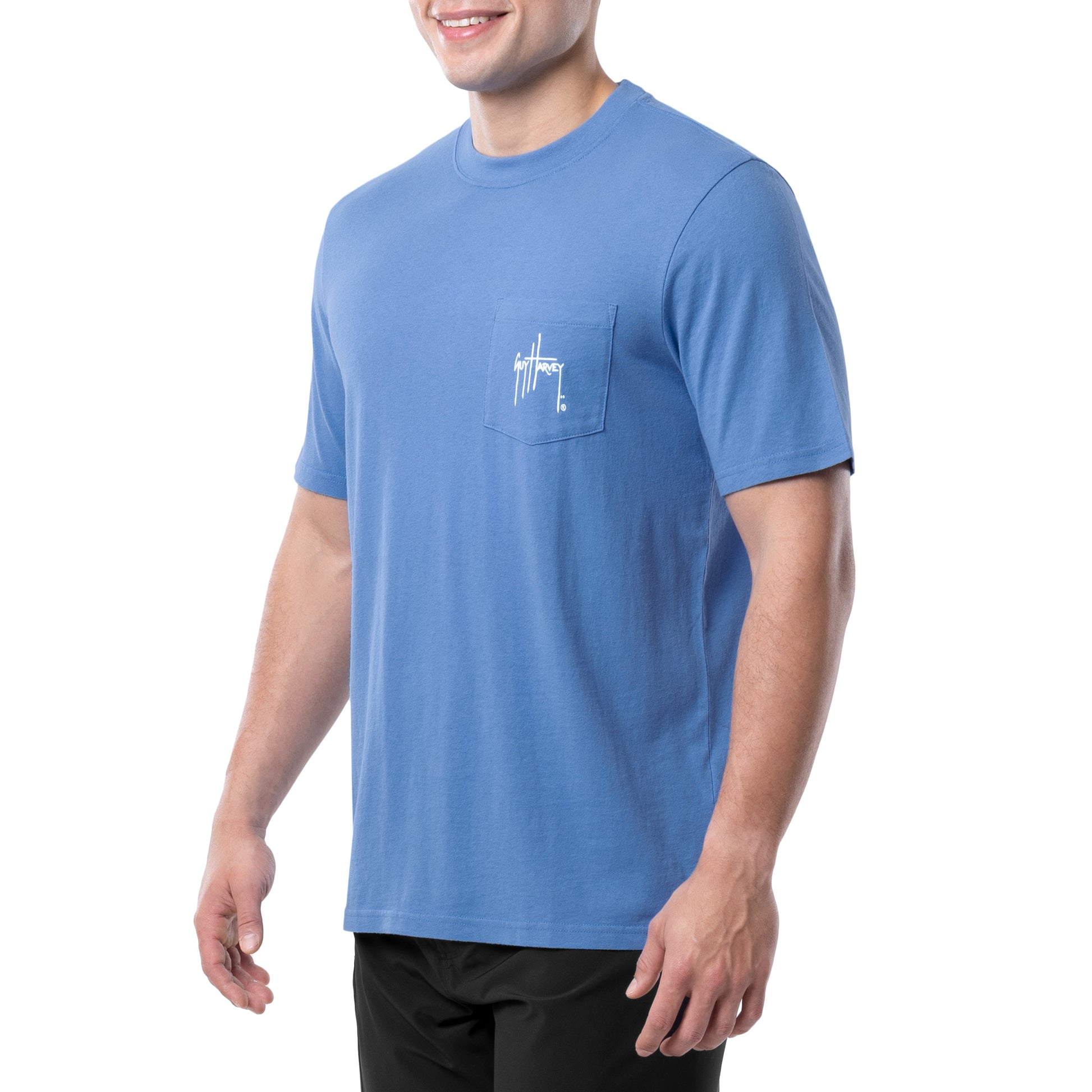 J Khaki Boys Fishing Shirt Size Medium Turquoise Blue Vented