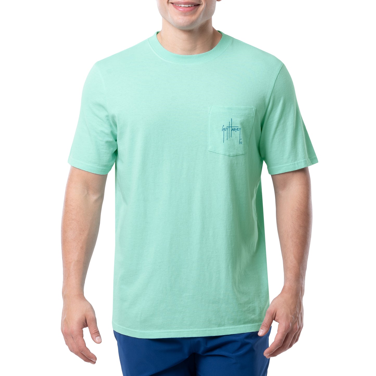 Guy Harvey Men's Short-Sleeve Graphic T-Shirt - Bright White - Size S