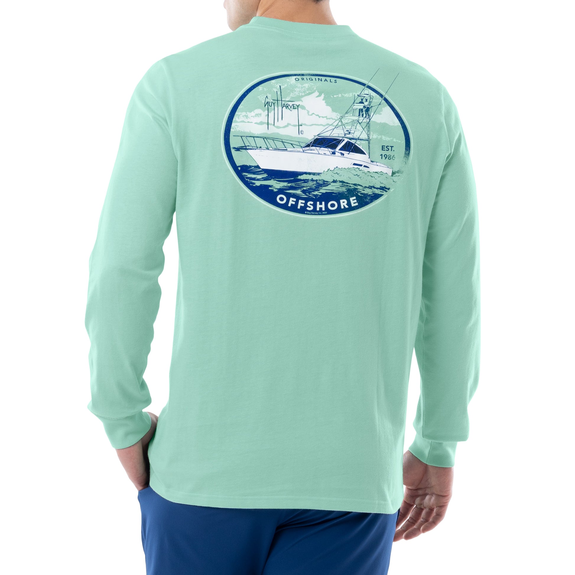Men's Offshore Core Long Sleeve T-Shirt View 1