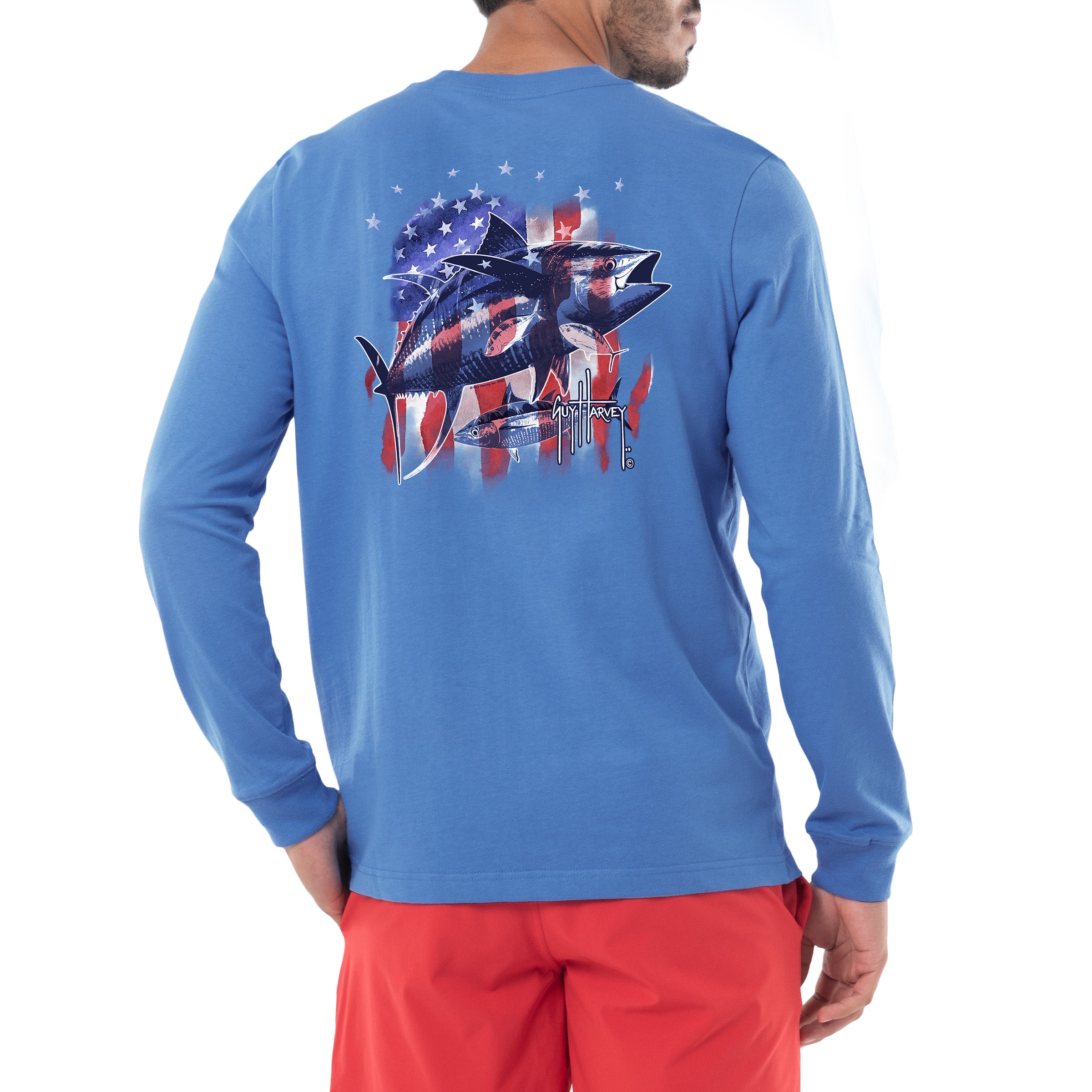 Men's Tuna Stars Long Sleeve T-Shirt View 1