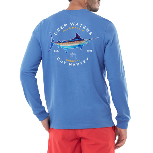 Men's Performance Fishing T-Shirt - Tuna Texture