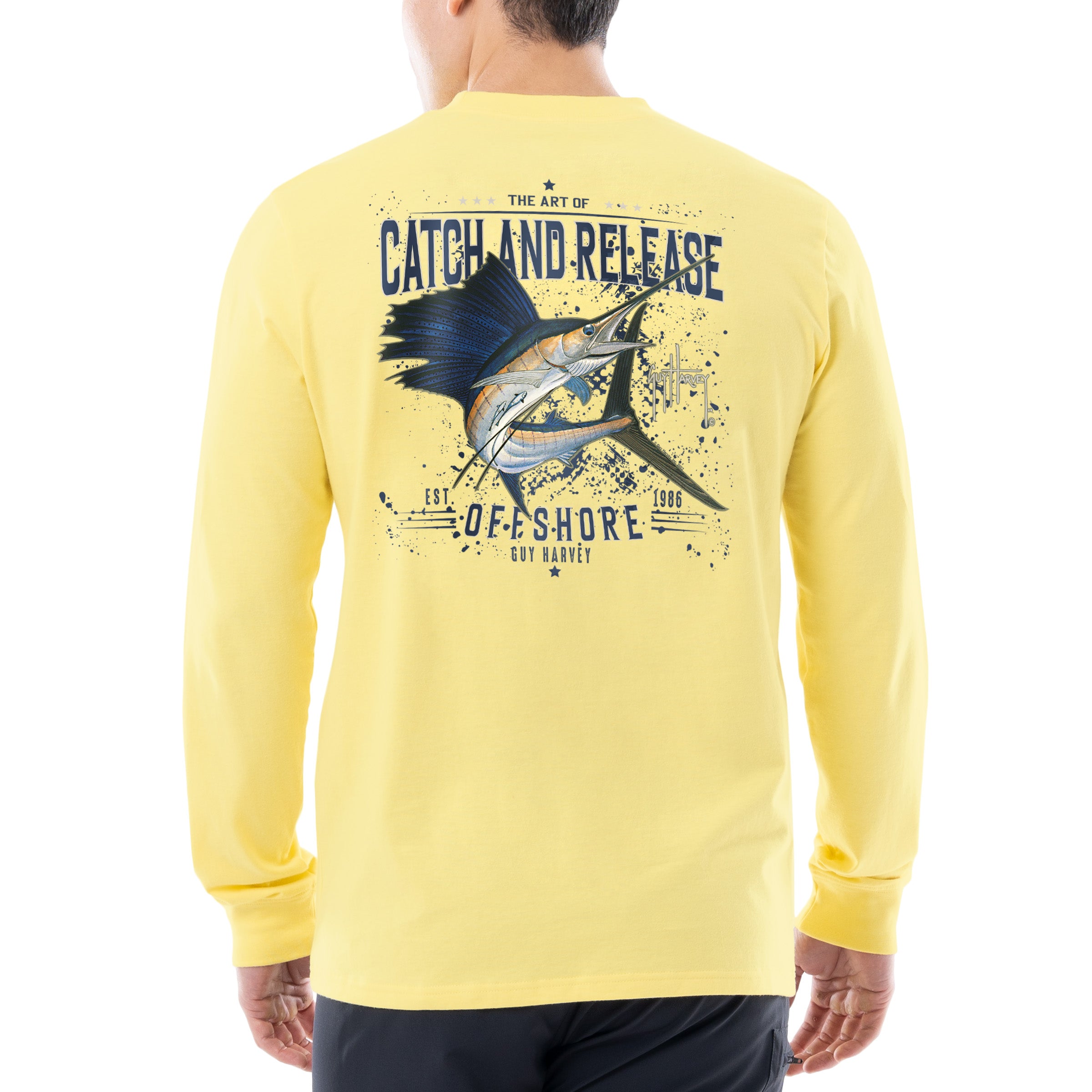 Men's Catch & Release Long Sleeve T-Shirt View 1