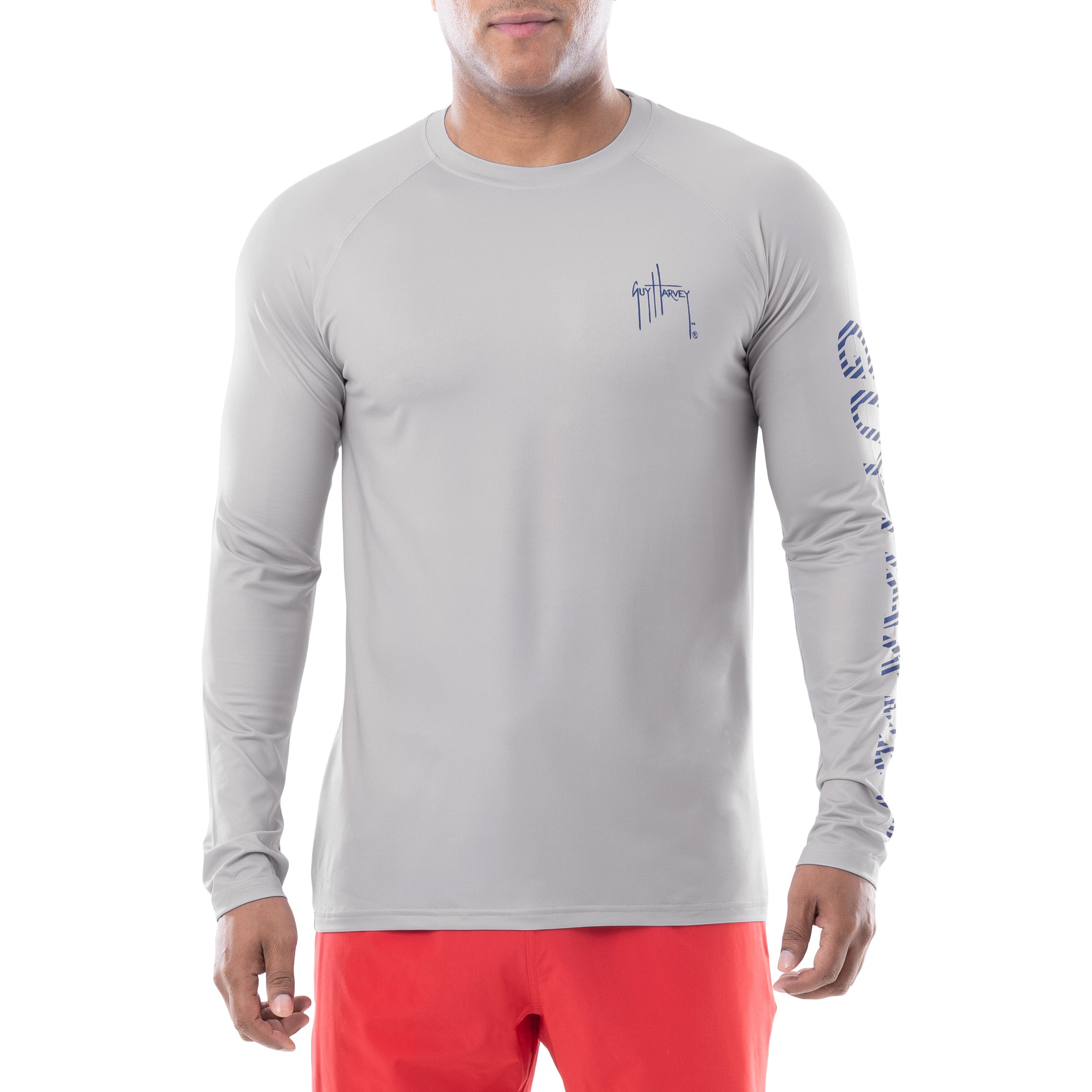 Men's Patriotic Billfish Long Sleeve Performance Shirt View 2