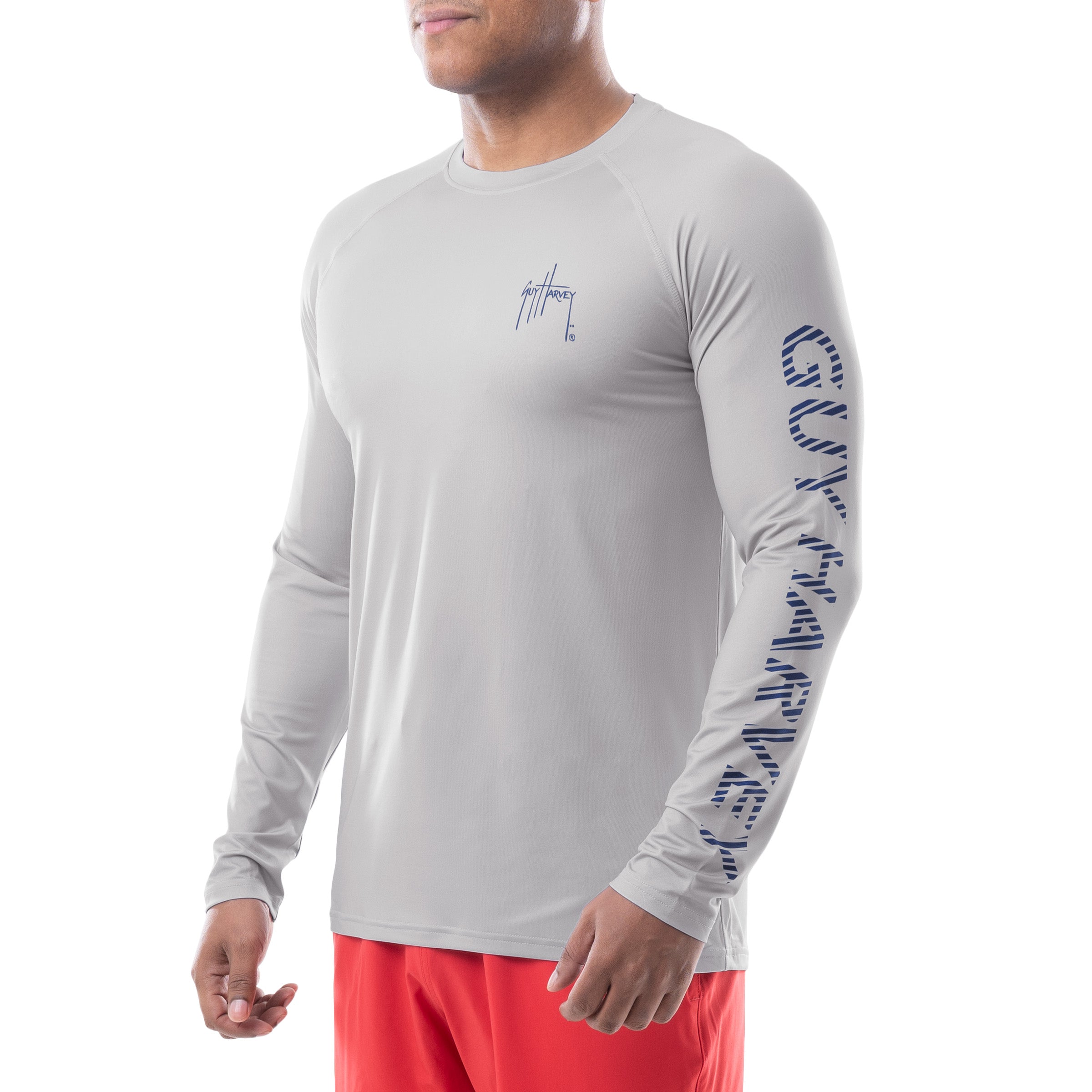 Men's Patriotic Billfish Long Sleeve Performance Shirt View 4