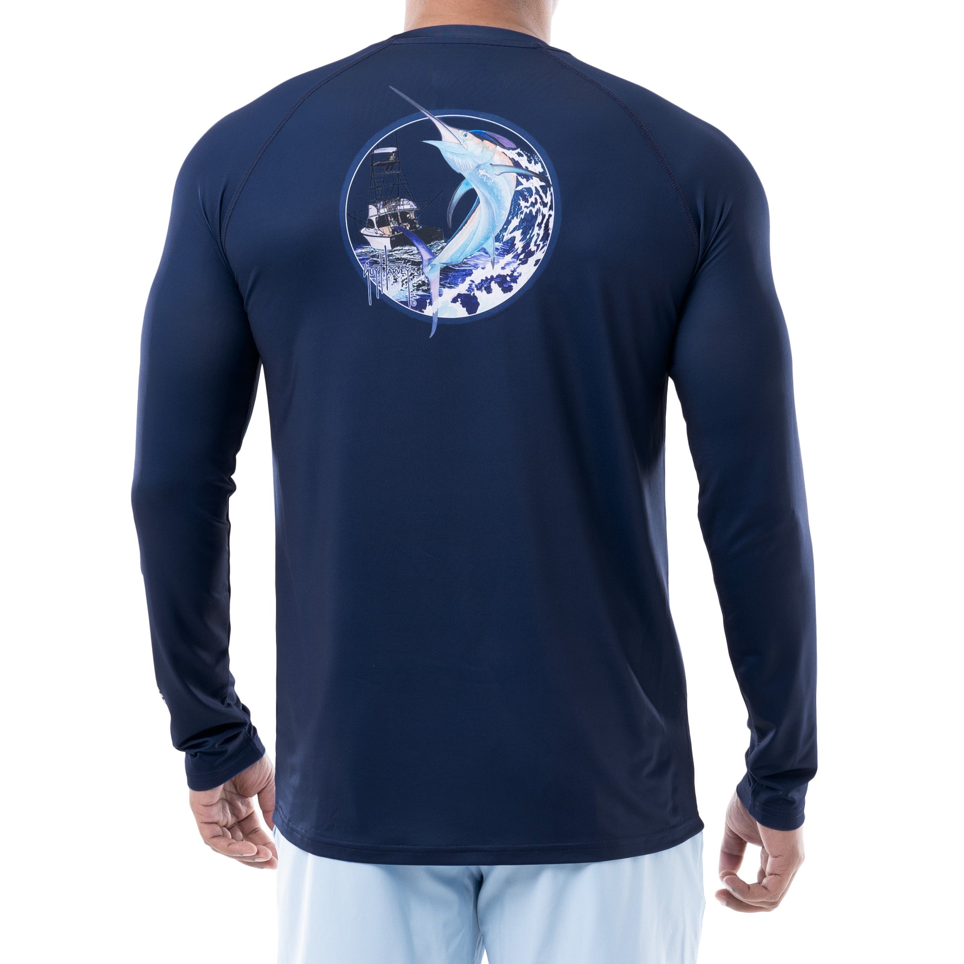  Deep Sea Fishing Powerful Marlin Long Sleeve T-Shirt