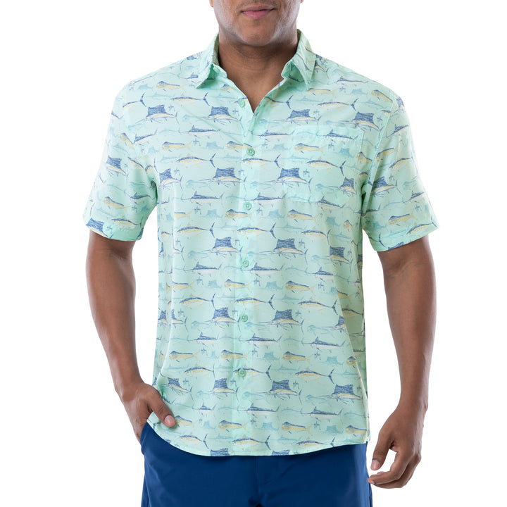 Men's Button Down Fishing Shirts Guy Harvey