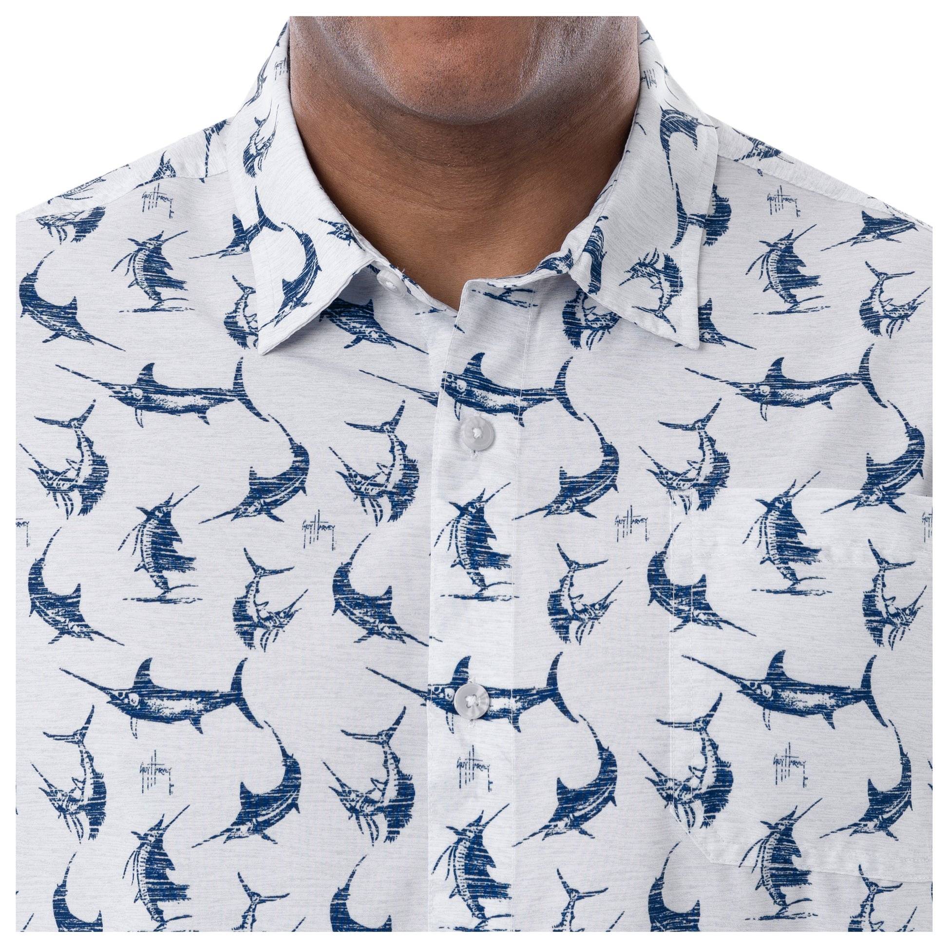 Men's Retro Billfish Short Sleeve Fishing Shirt – Guy Harvey