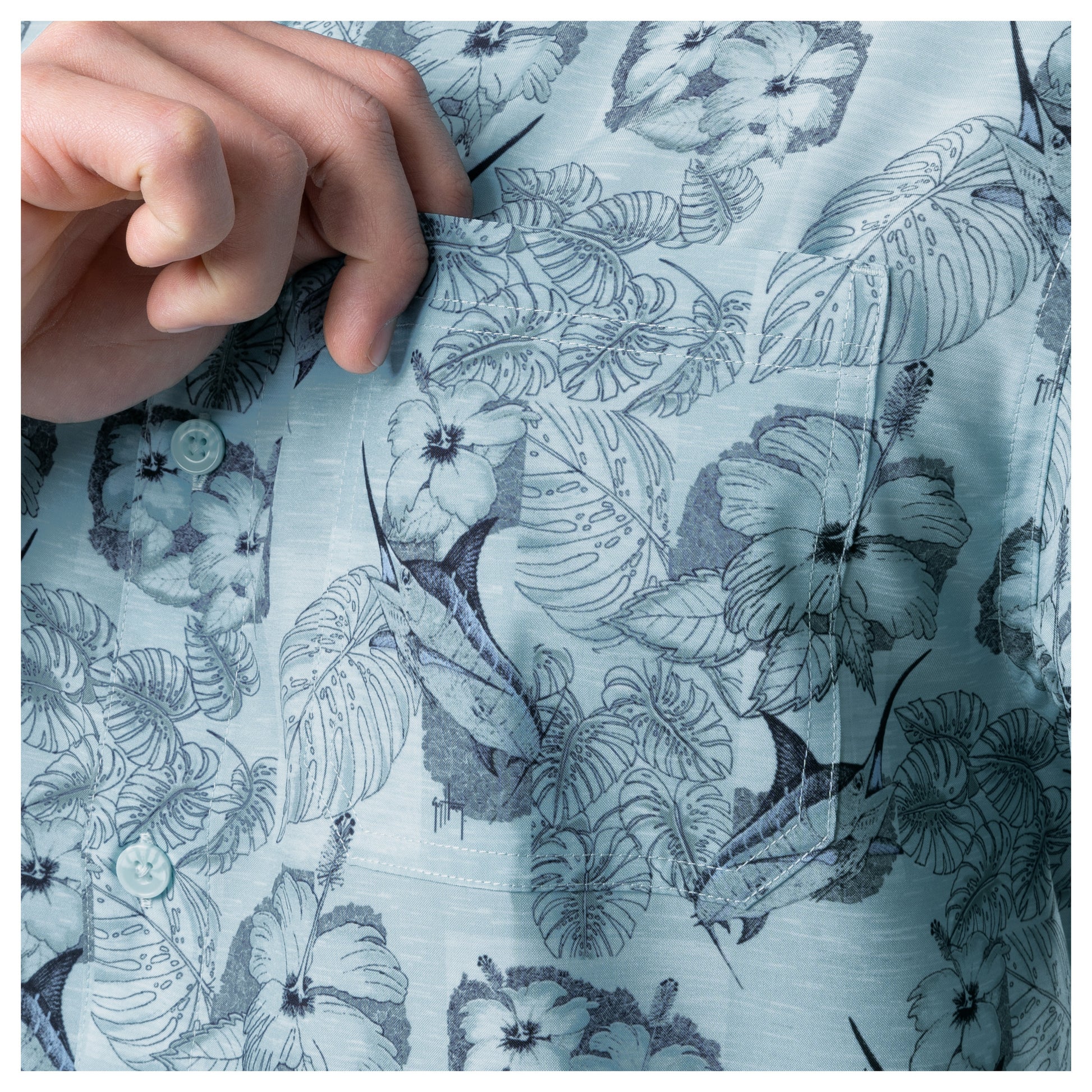 Hook & Tackle Men's Shirt Margarita Marlin Marlinrita Embroidered