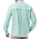 Men's Long Sleeve Heather Textured Performance Fishing Shirt View 9