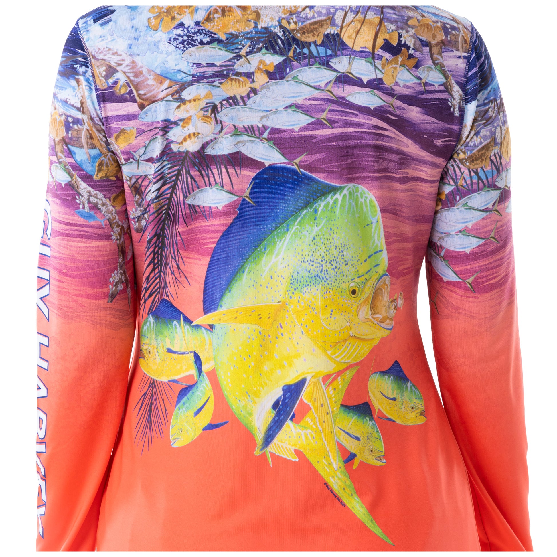 Ladies Beneath The Surface Long Sleeve Sun Protection Shirt View 5