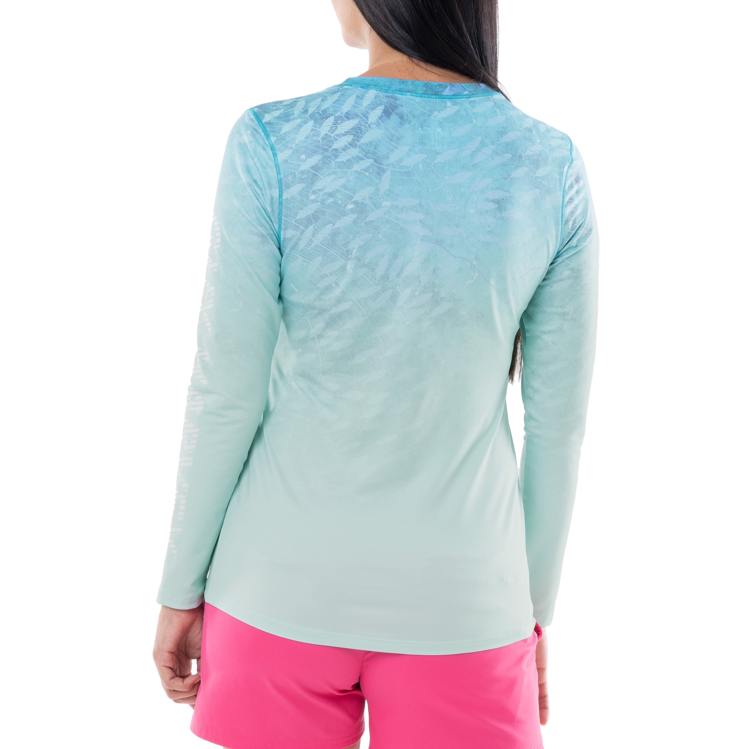 Ladies Tuna Radar Long Sleeve Performance Sun Protection Top View 8